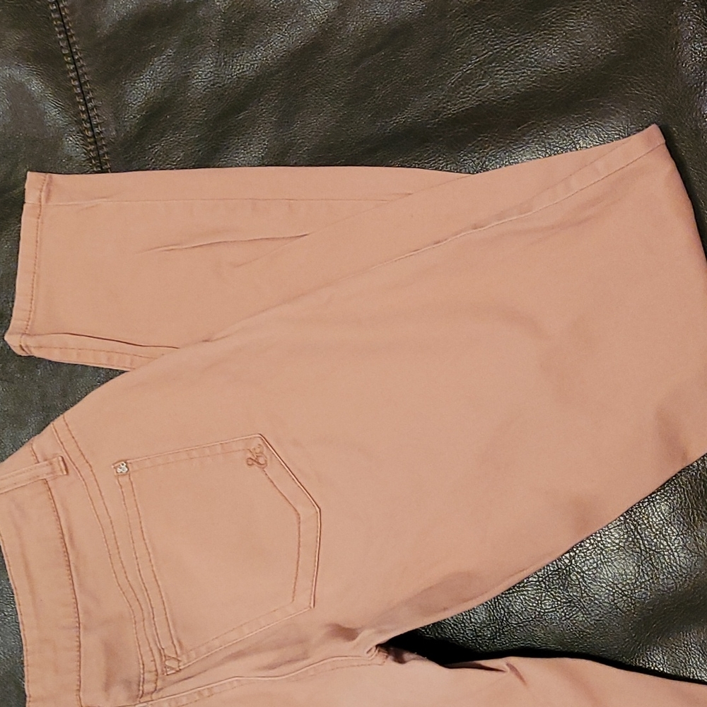 Rocks & Indigo size 2 salmon peach skinny jean-style pants